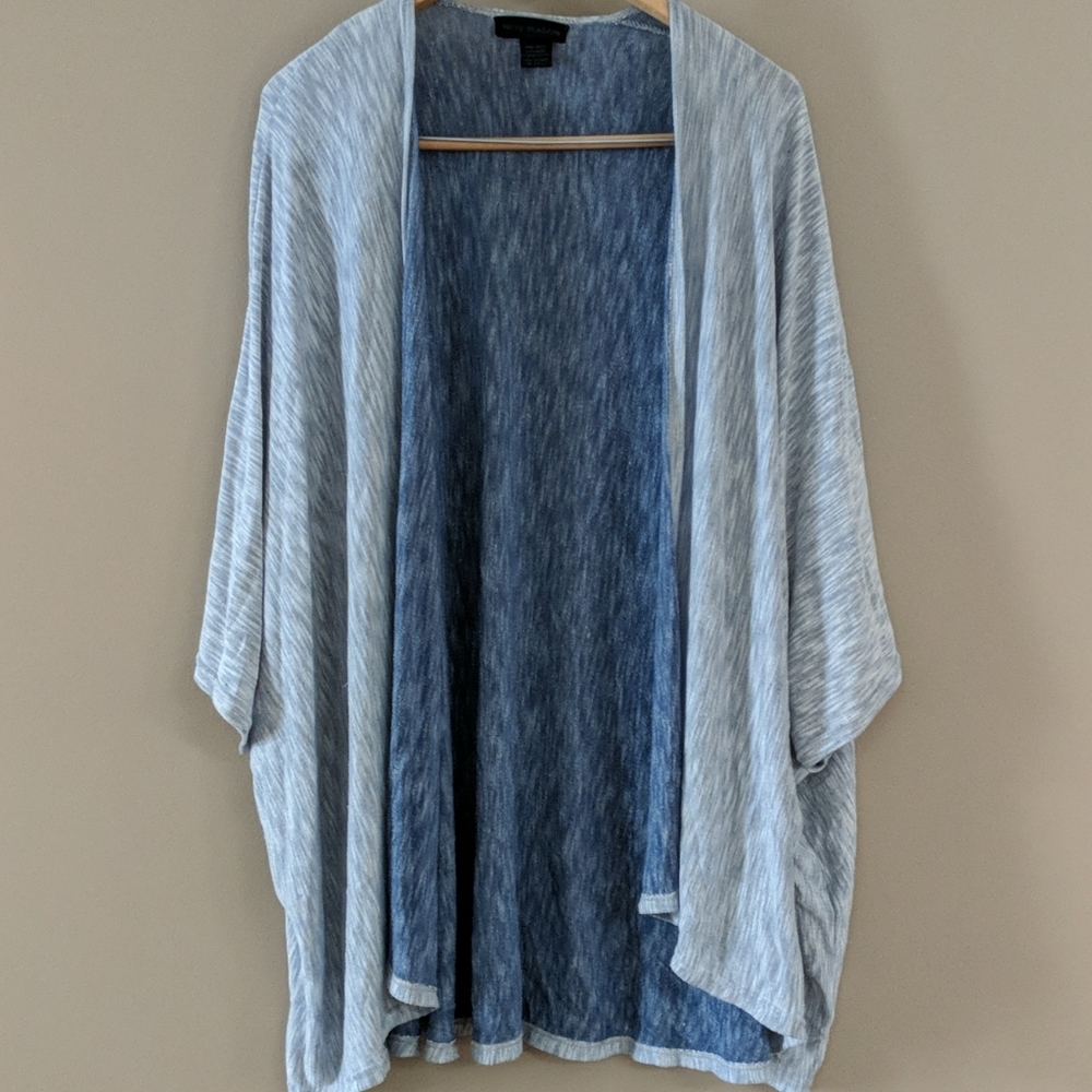 Steve Madden Blue Shrug Cardigan - Picture 2 of 7
